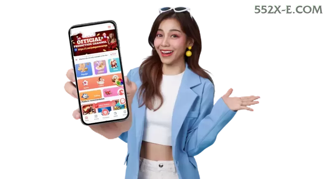 Aplicativo móvel 552x para iOS e Android